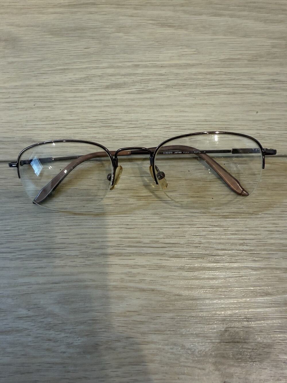 Konishi Japan Titanium Flex Eyeglasses Glasses KF8081 FRAMES ONLY